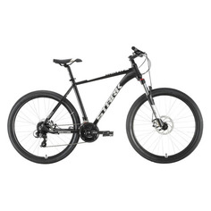 Велосипед Stark Router D (2020) горный рам.:18" кол.:27.5" черный/серебристый 15.46кг (H000016269)