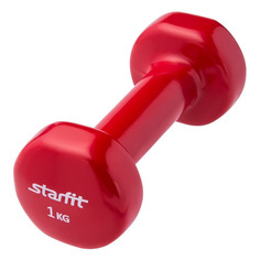 Гантель Starfit DB-101 1гант. 1кг винил. красный (УТ-00007041)