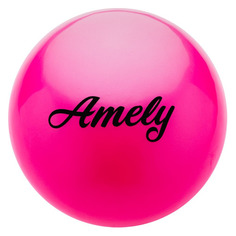 Мяч гимнастический Amely AGB-101 ф.:круглый d=15см розовый (УТ-00012846)