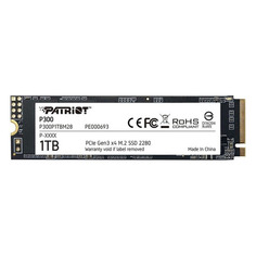 SSD накопитель Patriot P300 P300P1TBM28 1ТБ, M.2 2280, PCI-E x4, NVMe Патриот