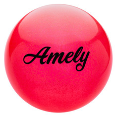 Мяч гимнастический Amely AGB-102 ф.:круглый d=19см красный (УТ-00012870)