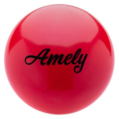 Мяч гимнастический Amely AGB-101 ф.:круглый d=15см красный (УТ-00012844)