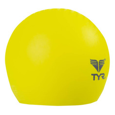 Шапочка для плавания Tyr латекс желтый (УТ-00016972)