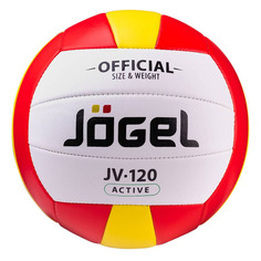 Мяч волейбольный JOGEL JV-120, для пляжа, белый/красный [ут-00012233]