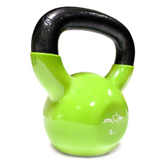 Гиря Starfit DB-401 винил. 8кг зеленый (УТ-00007105)