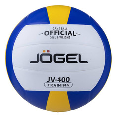 Мяч волей. Jogel JV-400 для пляжа белый/синий (УТ-00009341)