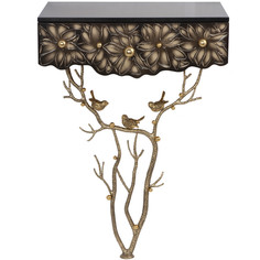 Стол пристенный Bogacho "Терра", Каштан, цв. к. Амбер(Бр)