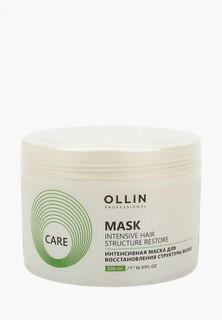 Маска для волос Ollin "CARE intensive hair structure restore", 500 мл