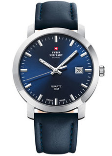 Швейцарские наручные мужские часы Swiss military SM34083.06. Коллекция Classic