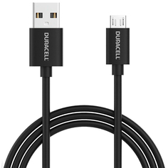 Кабель для смартфона Duracell microUSB 1м Black (USB5013A-RU)