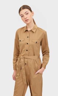 Stradivarius Комбинезон Карго С Поясом Женская Коллекция Бежевый L