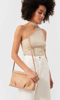 Stradivarius Клатч С Плечевым Ремнем Женская Коллекция Цвет Камня 103