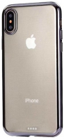 Чехол EVA для iPhone X/Xs, прозрачный/черный (IP8A010B-X)