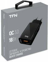 Сетевое зарядное устройство TFN QC3.0 18W Black (TFN-WCQC3BK)