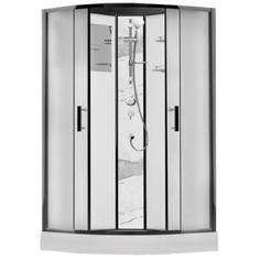 Душевая кабина Marble White 90x90 см низкий поддон