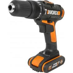 Дрель-шуруповерт аккумуляторная Worx WX371.1, 20 В Li-ion 2x2 Ач