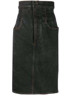 Jean Paul Gaultier Pre-Owned прозрачная юбка макси 1990-х годов