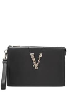 Versace клатч Virtus на молнии