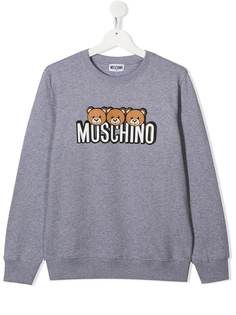 Moschino Kids джемпер с логотипом