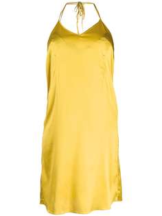 Almaz многослойное платье-комбинация с вырезом халтер