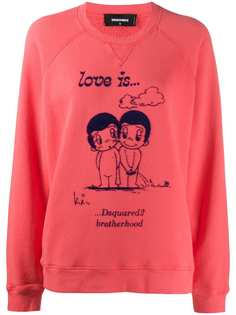 Dsquared2 толстовка с принтом Love Is