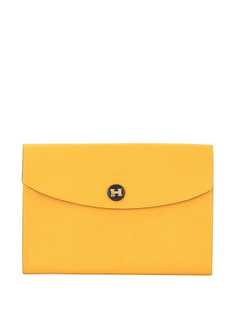 Hermès клатч с застежкой-защелкой с логотипом pre-owned Hermes