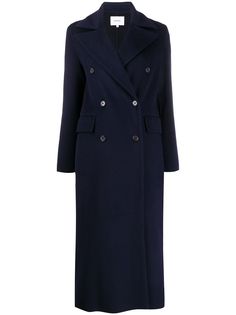 Nanushka двубортное пальто Lana