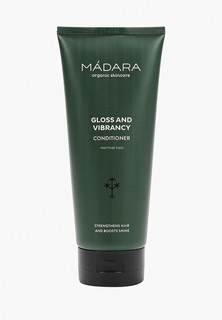 Кондиционер для волос Madara Органический, роскошный для придания глянцевого блеска волосам, без сульфатов и синтетических средств 200мл.