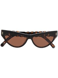 Stella McCartney Eyewear солнцезащитные очки 900346S0001 в оправе кошачий глаз