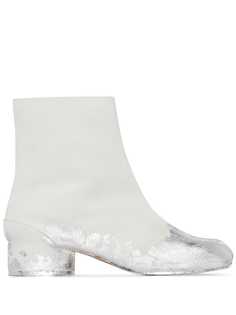 Maison Margiela ботинки Tabi 30 с эффектом металлик