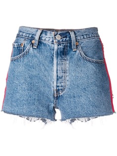Levis джинсовые шорты с отделкой сбоку