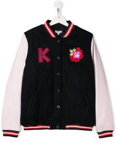 Kenzo Kids куртка-бомбер с вышивкой Japanese Dragon