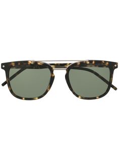Tods солнцезащитные очки-авиаторы черепаховой расцветки Tod’S