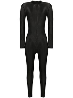Alchemy полупрозрачный комбинезон на молнии