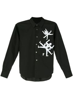 Black Comme Des Garçons рубашка с принтом