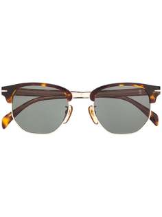 DAVID BECKHAM EYEWEAR солнцезащитные очки в оправе черепаховой расцветки