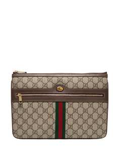 Gucci клатч Ophidia с узором GG Supreme