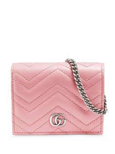 Gucci кошелек GG Marmont на цепочке