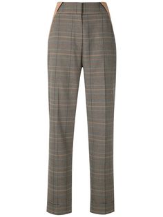 Egrey укороченные брюки в клетку