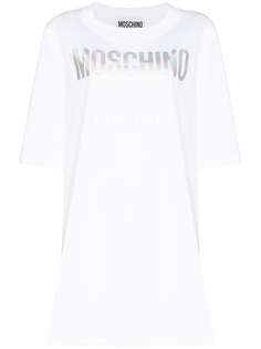 Moschino платье-футболка Couture с логотипом