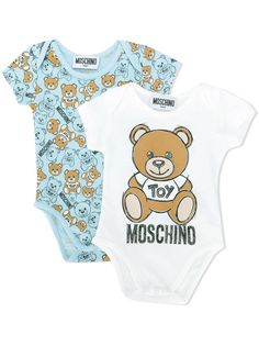 Moschino Kids комплект из двух боди с логотипом