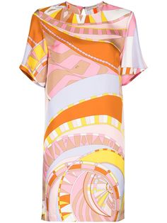 Emilio Pucci платье мини Wally с графичным принтом
