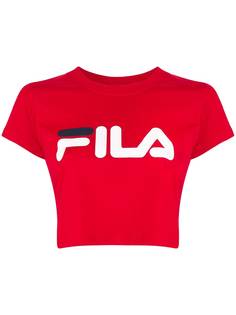 Fila укороченная футболка с логотипом