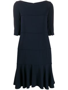 Talbot Runhof платье со вставками