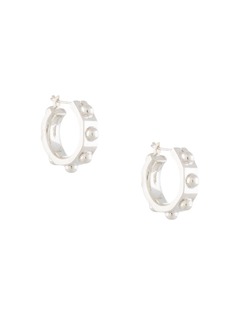 E.M. серебряные серьги-кольца