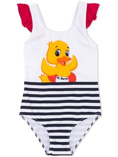 Mc2 Saint Barth Kids купальник Ducky в полоску