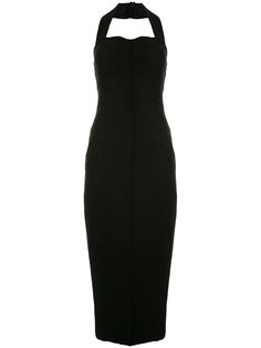 Chanel Pre-Owned платье миди 1999-го года с вырезом халтер