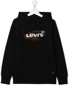 Levis Kids худи с нашивкой-логотипом