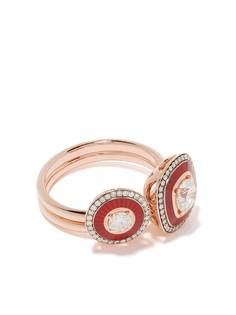 Selim Mouzannar комплект колец кольцо из розового золота с бриллиантами