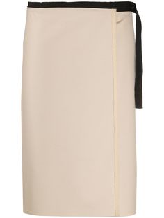 Gianfranco Ferré Pre-Owned юбка 2000-х годов с запахом